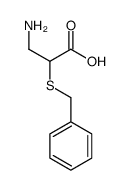 3-amino-2-benzylsulfanylpropanoic acid结构式