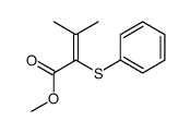methyl 3-methyl-2-phenylsulfanylbut-2-enoate Structure