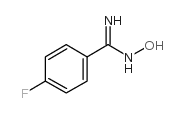 4-FLUORO-N'-HYDROXYBENZIMIDAMIDE structure