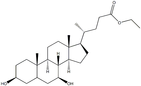 熊去氧胆酸乙酯结构式