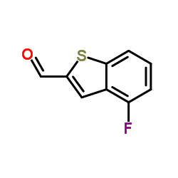 4-Fluoro-1-benzothiophene-2-carbaldehyde Structure