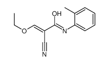 2-cyano-3-ethoxy-N-(2-methylphenyl)prop-2-enamide结构式