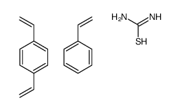 1,4-bis(ethenyl)benzene,styrene,thiourea Structure