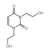 1,3-双(2-羟基乙基)尿嘧啶结构式