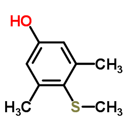 3,5-Dimethyl-4-(methylsulfanyl)phenol Structure
