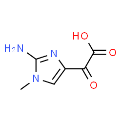 1H-Imidazole-4-aceticacid,2-amino-1-methyl-alpha-oxo-(9CI) structure