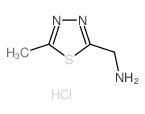 (5-甲基-1,3,4-噻二唑-2-基)甲胺结构式