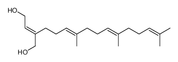 (2E,6E,10E)-3-hydroxymethyl-7,11,15-trimethyl-2,6,10,14-hexadecatetraen-1-ol结构式