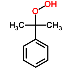 Cumyl hydroperoxide structure