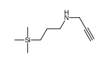 N-prop-2-ynyl-3-trimethylsilylpropan-1-amine Structure