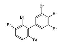 1,2,3-tribromo-5-(2,3,6-tribromophenyl)benzene结构式