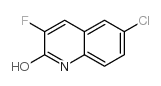 6-Chloro-3-Fluoro-2-hydroxyquinoline Structure