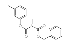 (3-methylphenyl) N-methyl-N-(pyridin-2-ylmethoxysulfinyl)carbamate Structure