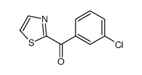 2-(3-氯苯甲酰基)噻唑结构式
