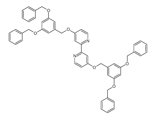 4-[[3,5-bis(phenylmethoxy)phenyl]methoxy]-2-[4-[[3,5-bis(phenylmethoxy)phenyl]methoxy]pyridin-2-yl]pyridine Structure