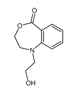 1-(2-hydroxy-ethyl)-2,3-dihydro-1H-benz[e][1,4]oxazepin-5-one Structure
