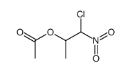 acetic acid-(β-chloro-β-nitro-isopropyl ester) Structure