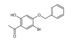 Ethanone, 1-[5-bromo-2-hydroxy-4-(phenylmethoxy)phenyl] Structure