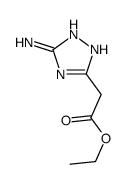 ethyl 2-(3-amino-1H-1,2,4-triazol-5-yl)acetate Structure