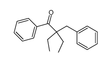 2-ethyl-2-benzyl-1-phenyl-butan-1-one结构式