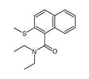 N,N-diethyl-2-(methylthio)-1-naphthamide结构式
