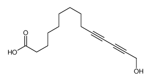 14-HYDROXY-10,12-TETRADECADIYNOIC ACID Structure