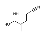 4-cyano-2-methylidenebutanamide Structure