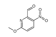 6-甲氧基-3-硝基吡啶-2-甲醛结构式