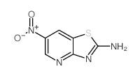 6-硝基噻唑并[4,5-b]吡啶-2-胺结构式