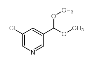 3-氯-5-二甲氧基甲基吡啶结构式