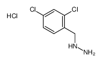 [(2,4-二氯苯基)甲基]肼盐酸盐结构式