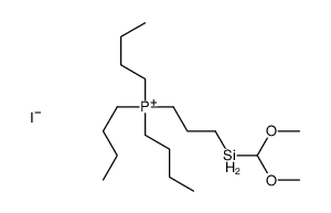 tributyl-[3-(dimethoxymethylsilyl)propyl]phosphanium,iodide结构式