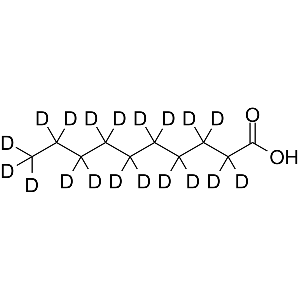 癸酸-d19酸结构式
