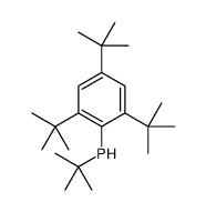 tert-butyl-(2,4,6-tritert-butylphenyl)phosphane结构式