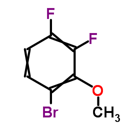 1-溴-3,4-二氟-2-甲氧基苯结构式