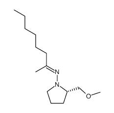 ((R)-2-Methoxymethyl-pyrrolidin-1-yl)-[1-methyl-hept-(Z)-ylidene]-amine结构式