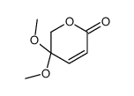 3,3-dimethoxy-2H-pyran-6-one Structure
