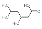 2-Hexenoicacid, 3,5-dimethyl-结构式