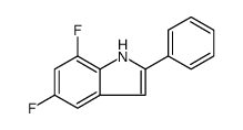 1H-Indole, 5,7-difluoro-2-phenyl Structure