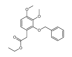 ethyl 2-(3,4-dimethoxy-2-phenylmethoxyphenyl)acetate Structure