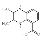 2,3-二甲基-1,2,3,4-四氢喹噁啉-5-羧酸结构式