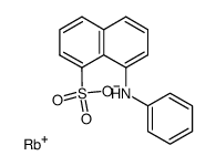 rubidium 8-anilinonaphthalene-1-sulfonate结构式