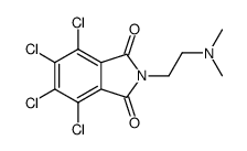 4,5,6,7-tetrachloro-2-(2-dimethylaminoethyl)isoindole-1,3-dione Structure