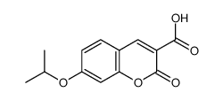 2-oxo-7-propan-2-yloxychromene-3-carboxylic acid Structure