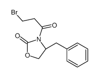 (4R)-4-benzyl-3-(3-bromopropanoyl)-1,3-oxazolidin-2-one Structure