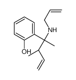 2-[(2S,3R)-3-methyl-2-(prop-2-enylamino)pent-4-en-2-yl]phenol Structure