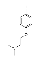 2-(4-iodophenoxy)-N,N-dimethylethanamine结构式