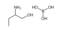 orthoboric acid, compound with 2-aminobutan-1-ol结构式