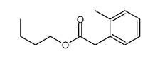 butyl 2-(2-methylphenyl)acetate Structure