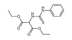 N-dicarbethoxy-methyl N'-phenyl thiouree Structure